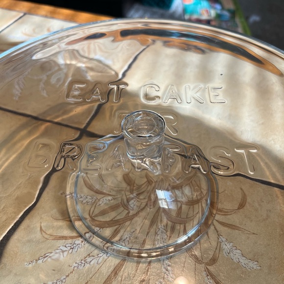 Kate Spade “Eat Cake for Breakfast” Cake Stand - Picture 3 of 6